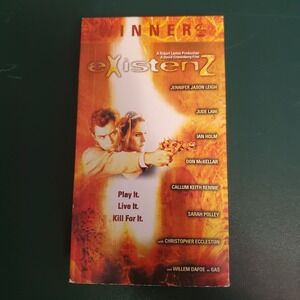 eXistenZ VHS 1999 Sci-Fi Movie David Cronenberg Jennifer Jason Leigh Jude Law